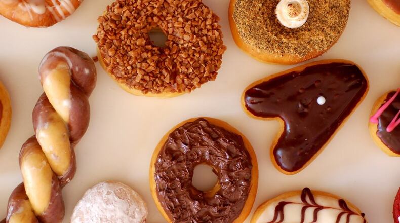 Photo credit: A variety of specialty doughnuts at Sublime Doughnuts. Facebook photo.