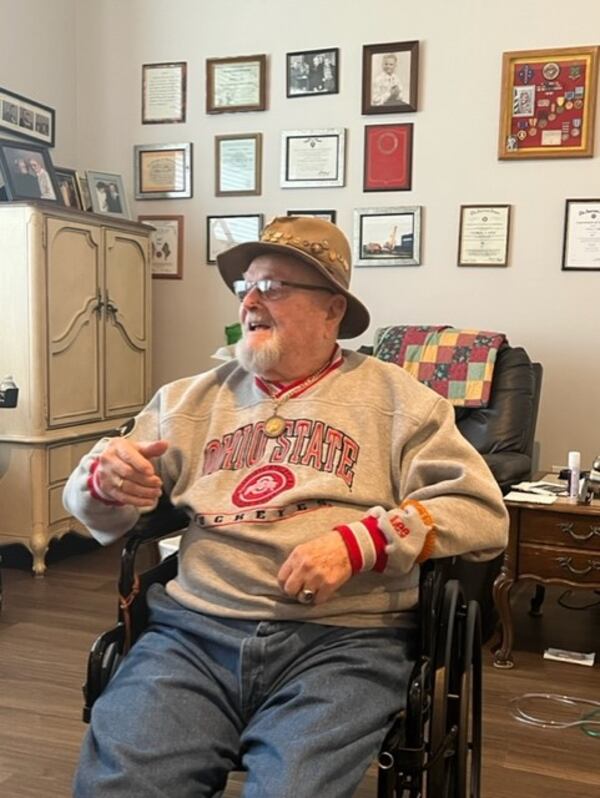 Chuck Volk recalls his time in Korea. Elissa McCrary for the AJC
