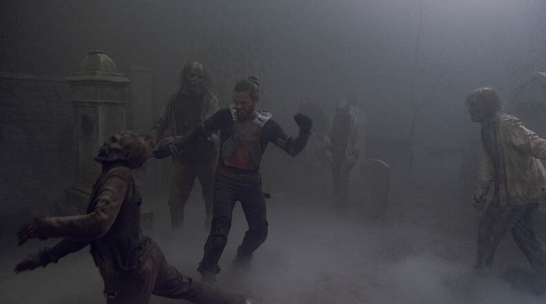 Tom Payne as Paul 'Jesus' Rovia - The Walking Dead _ Season 9, Episode 8 - Photo Credit: Gene Page/AMC