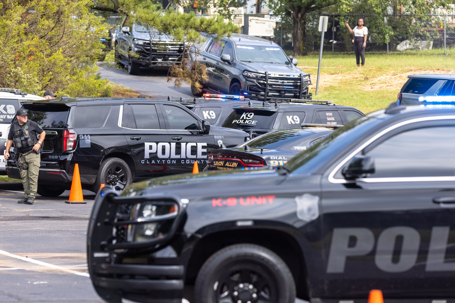 Clayton County police K-9 Waro memorial service