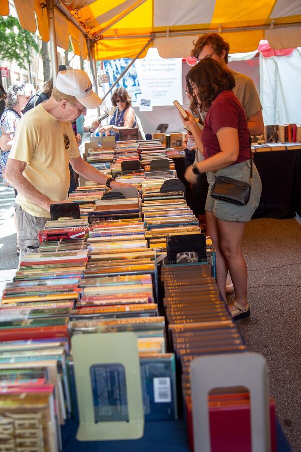The AJC Decatur Book Festival takes over downtown Decatur every Labor Day weekend, with childrens’ events, author signings, lectures and cooking demonstrations. SPECIAL TO THE AJC
