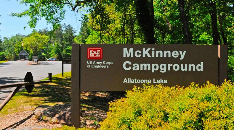 McKinney Campground at Allatoona Lake will be closed Jan. 1-May 15 for sewer work. U.S. ARMY CORPS OF ENGINEERS via Facebook