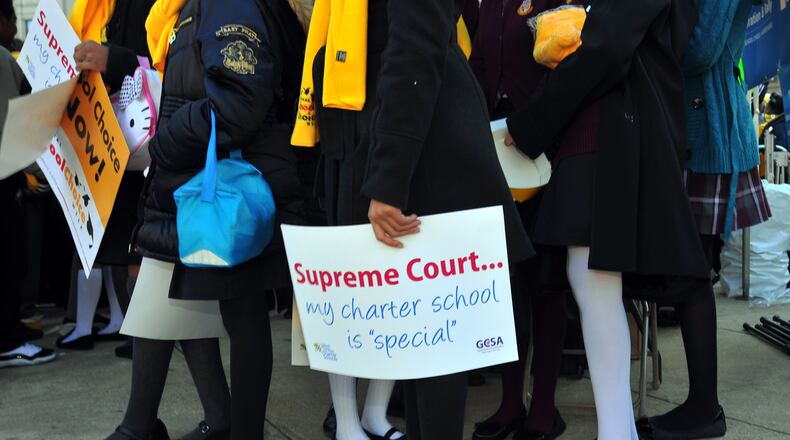 Public support for charter schools has fallen among Republicans and Democrats, according to a new poll. (Photo/Brant Sanderlin bsanderlin@ajc.com)