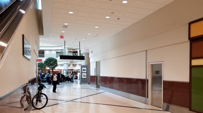 The John Lewis tribute wall would be installed in a walkway near the domestic terminal atrium at Hartsfield-Jackson International AIrport.