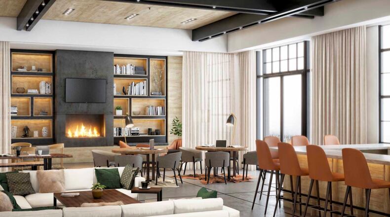 Rendering of DrawBar at the Interlock development. / Courtesy of S.J. Collins Enterprises