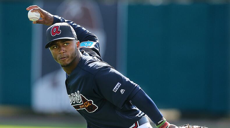 Ozzie Albies, who was a spring training invitee, will play shot with the Gwinnett Braves.