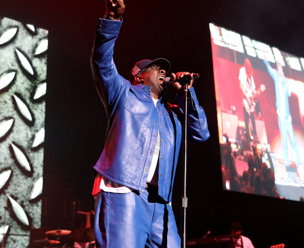 -- Bobby Brown
The Atlanta R&B Music Experience-Holiday Edition, entertained a large crowd on Sunday, December 4, 2022 at State Farm Arena. Featured acts included Xscape, Bobby Brown, 112, Silk, El Debarge and others.
Robb Cohen for the Atlanta Journal-Constitution