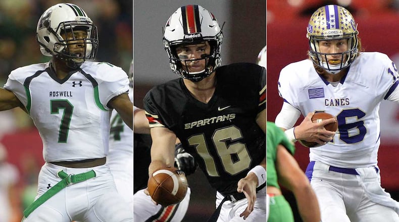 Roswell's Malik Willis, Davis Mills of Greater Atlanta Christian and Cartersville's Trevor Lawrence were among the top players in their respective classifications this season.