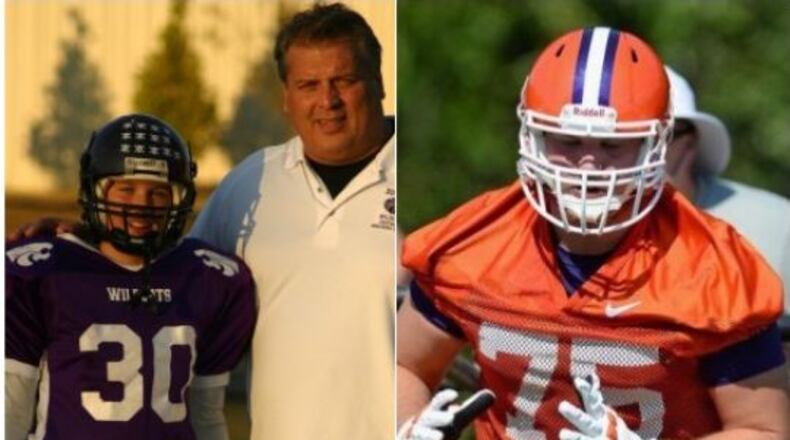 Dan Benish has coached his nephew Mitch from age 8 until he reached high school. Mitch Hyatt now plays for Clemson. (Special to the AJC)