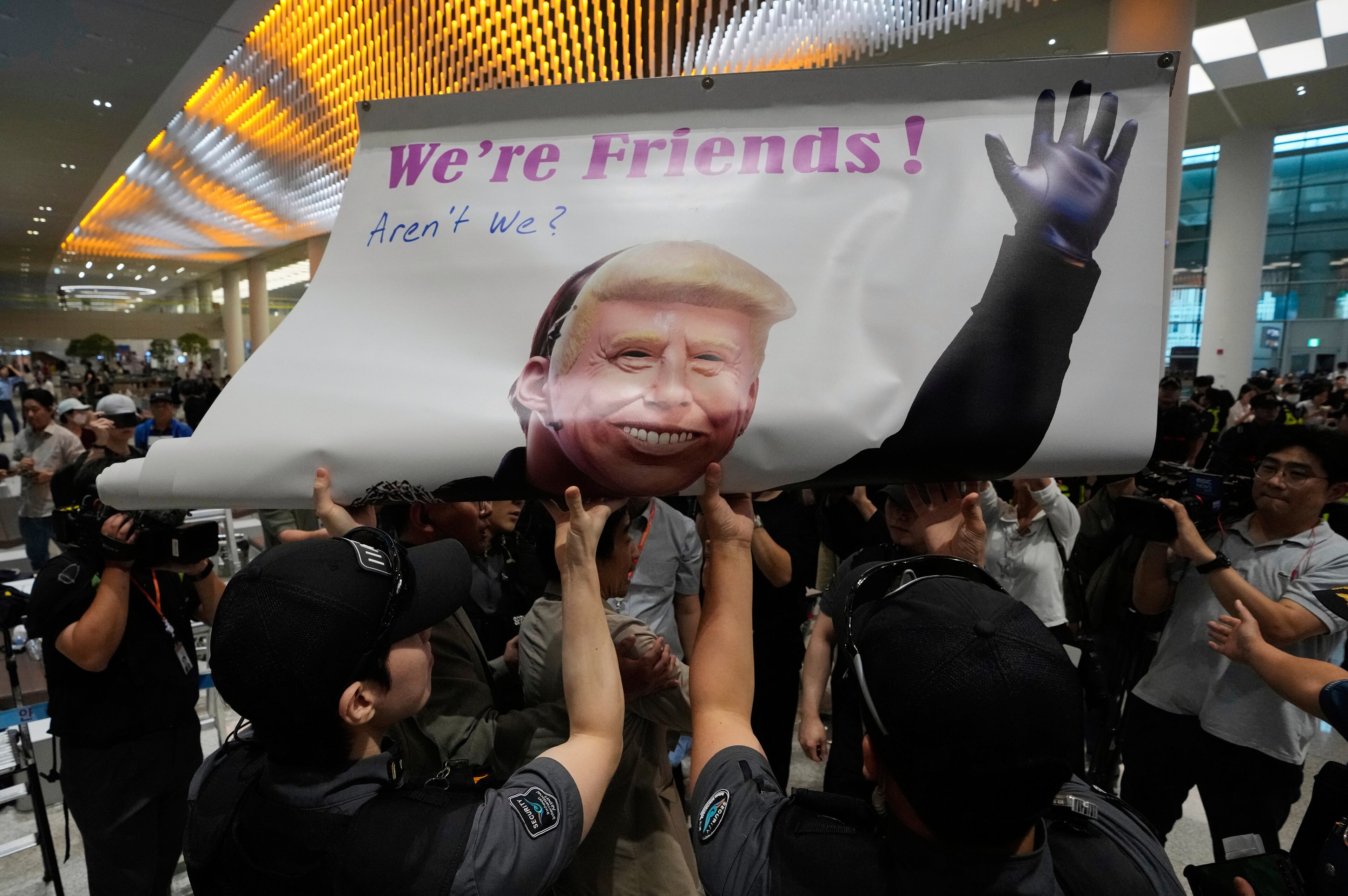 South Korea Hyundai Workers