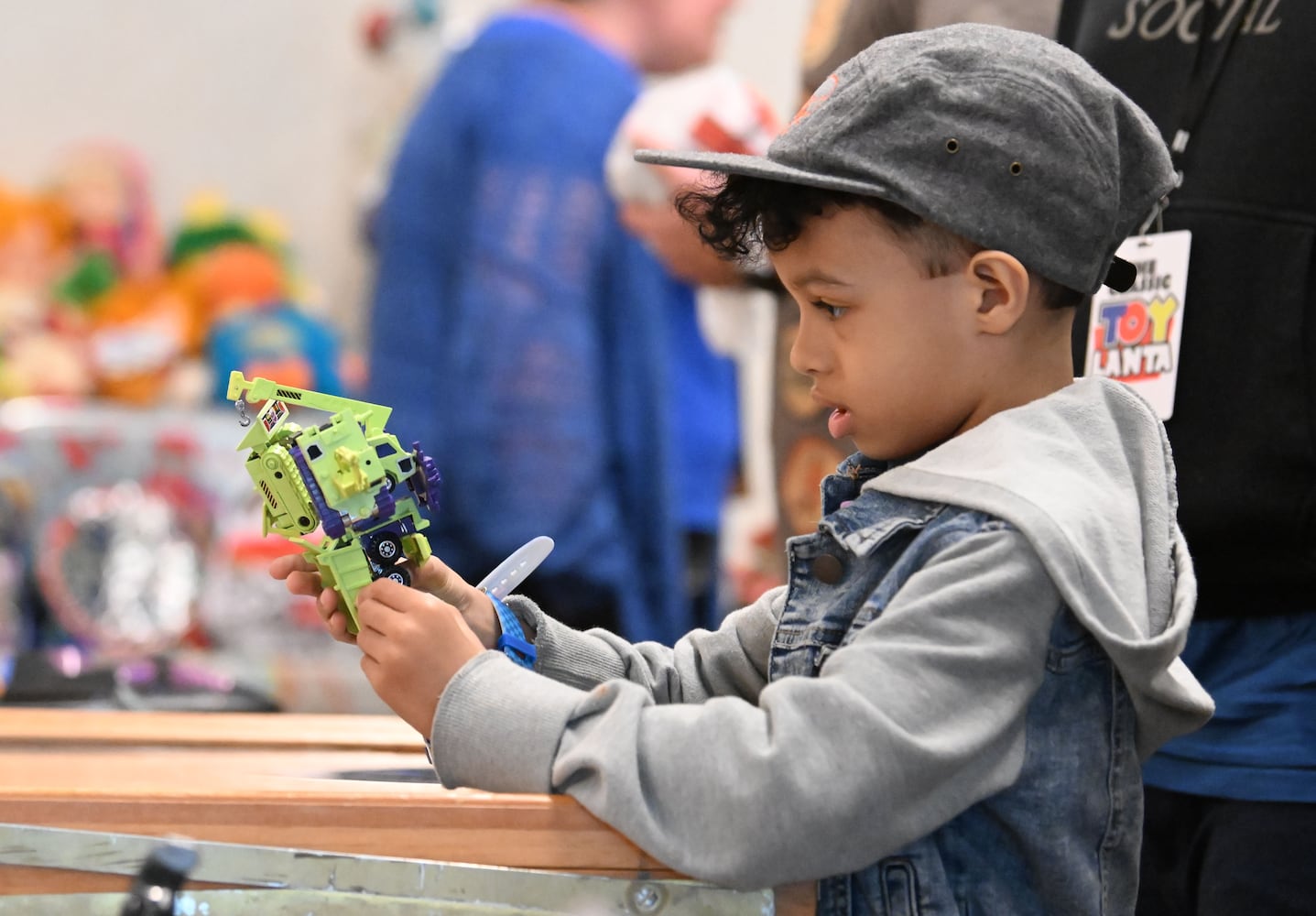 Toy designer David Vonner at Toylanta