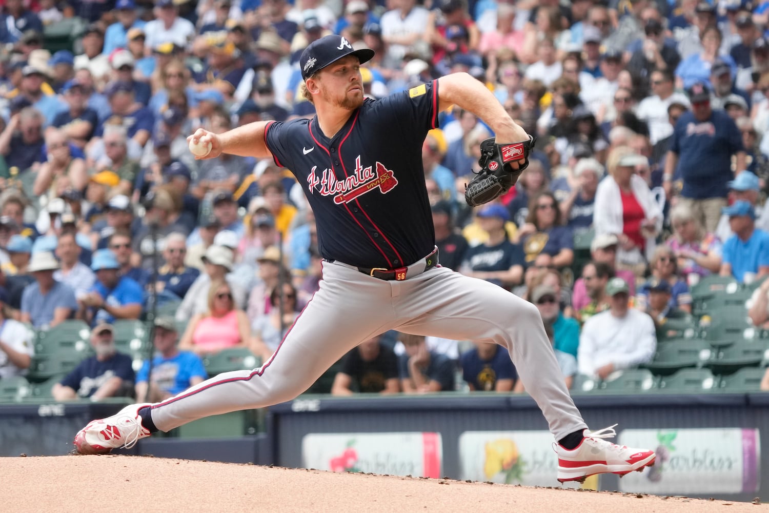 Braves Brewers Baseball