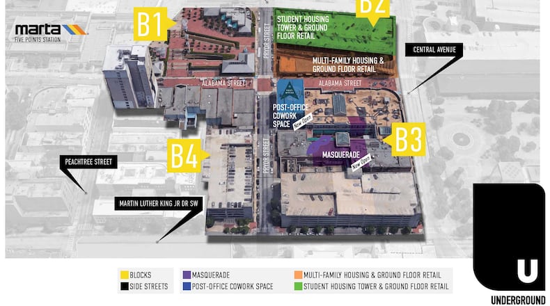 Plans for Underground Atlanta