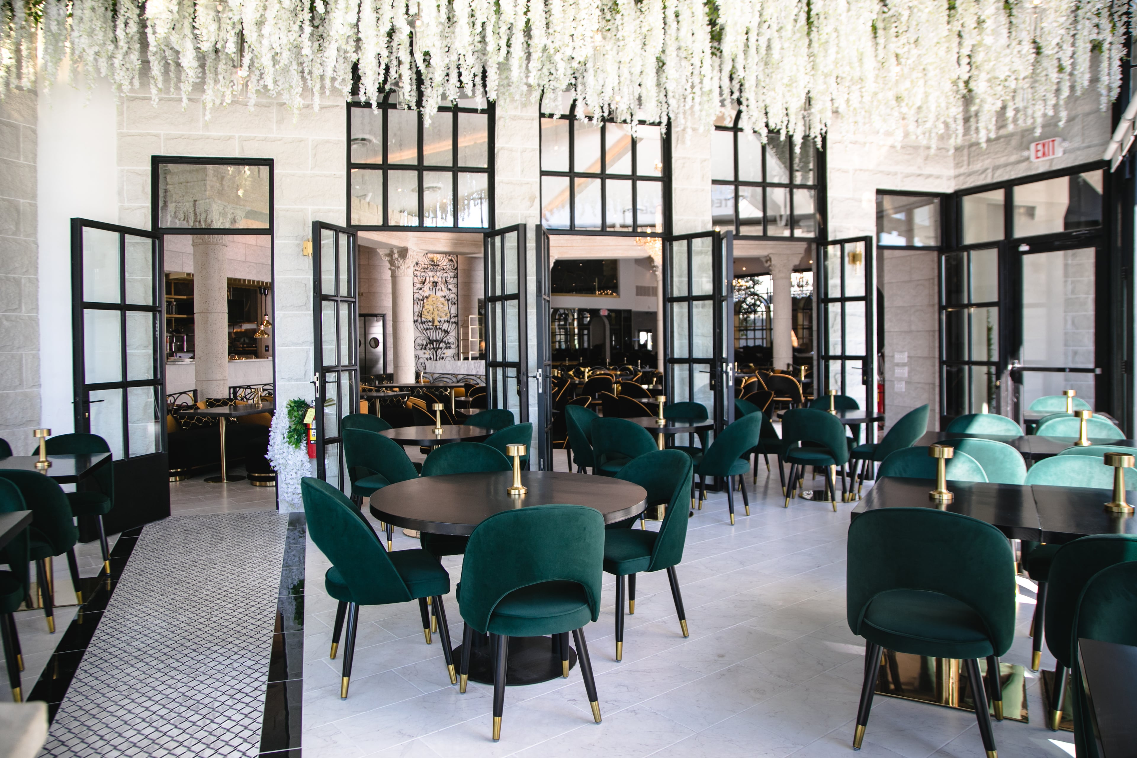 Zakia is an expansive, glamorous, highly designed space, but the aromas wafting from its open kitchen declare the restaurant to be more than a beautiful facade. (Courtesy of Zakia)