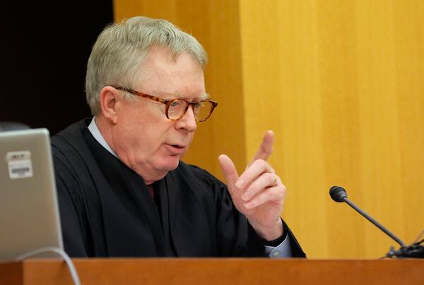 Judge John Goger dismissed the nurder charge against Graham Williams. (BOB ANDRES  /BANDRES@AJC.COM)