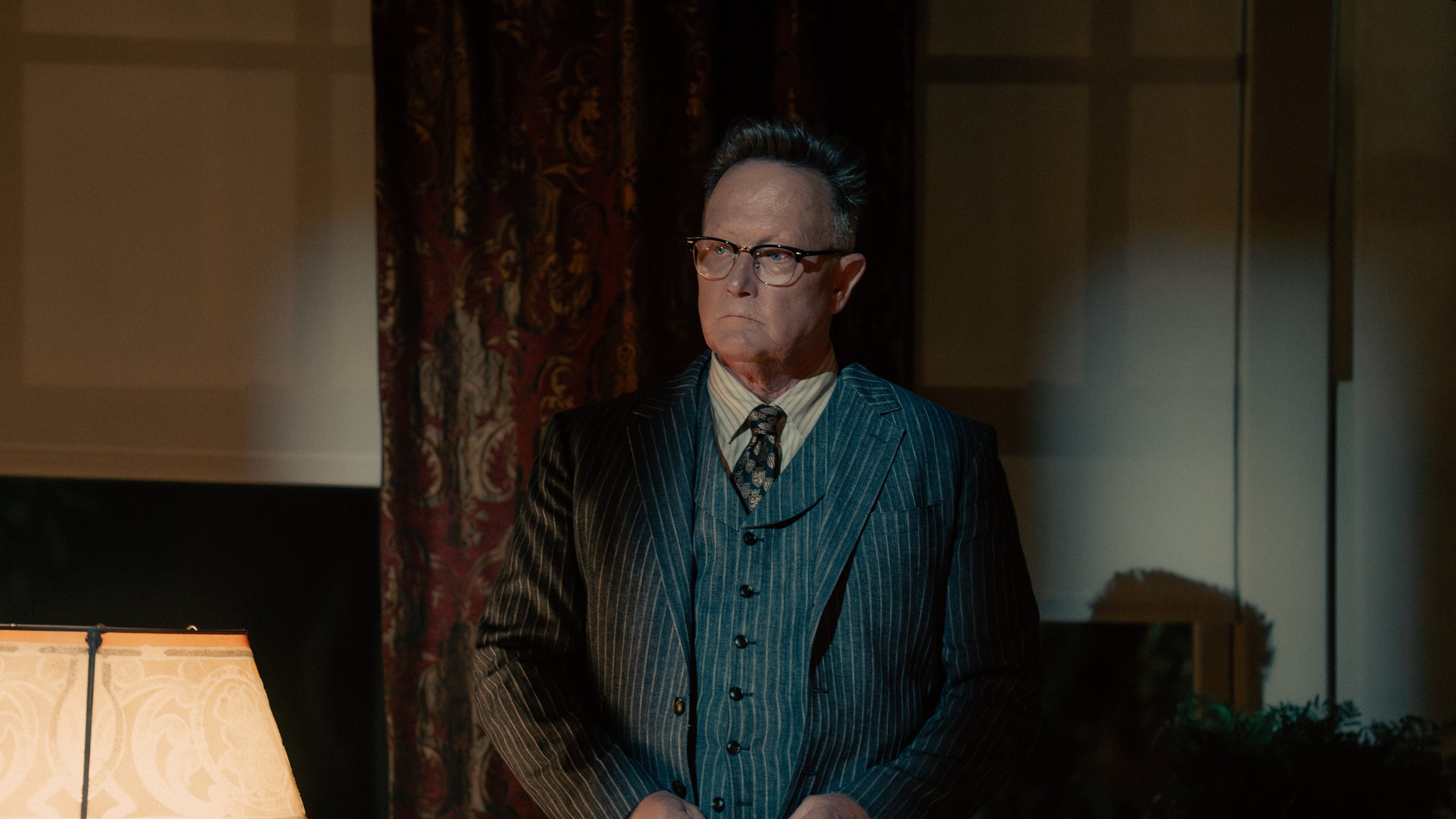 Robert Patrick plays the evil Dunmire in the third season of "Tulsa King," on Paramount+. (Brian Douglas/Courtesy of Paramount+)