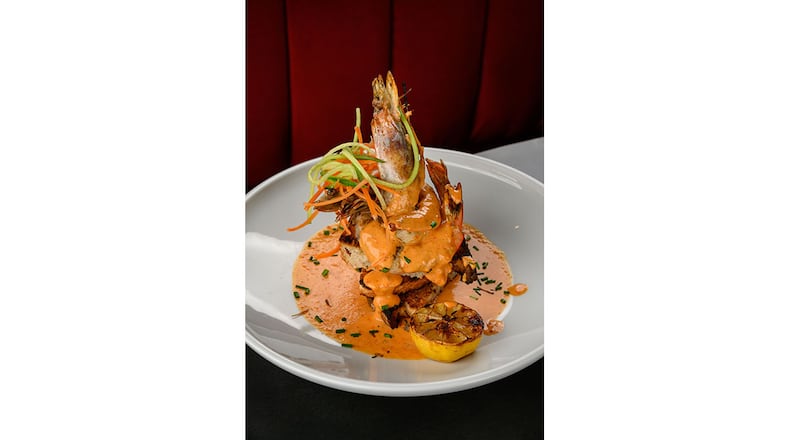 Pepper prawns from the menu of the Continent. / Courtesy of the Continent