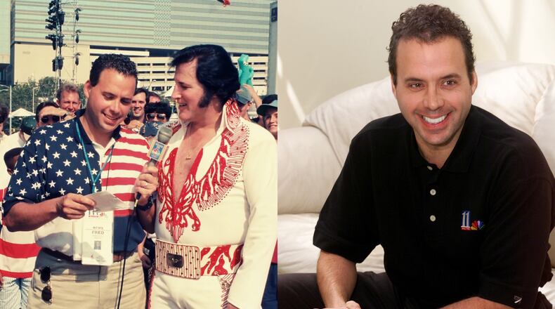 Fred Kalil in 1996 during the Olympics and after brain surgery in 2000. CONTRIBUTED/AJC FILE PHOTO