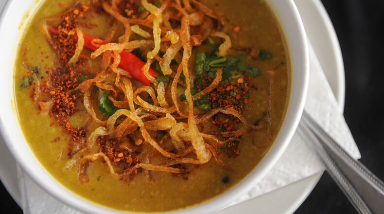 Among the menu items at Purnima is halim, a spicy Bangladeshi dish with four kinds of lentils and shredded beef. (Becky Stein / beckysteinphotography.com)