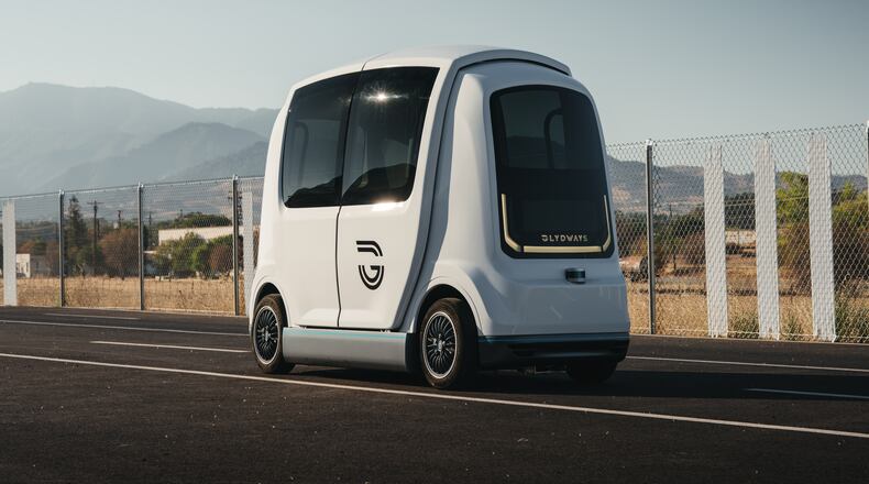 Startup Glydways is designing autonomous personal Glydcars that would transport riders in dedicated lanes. Source: Glydways