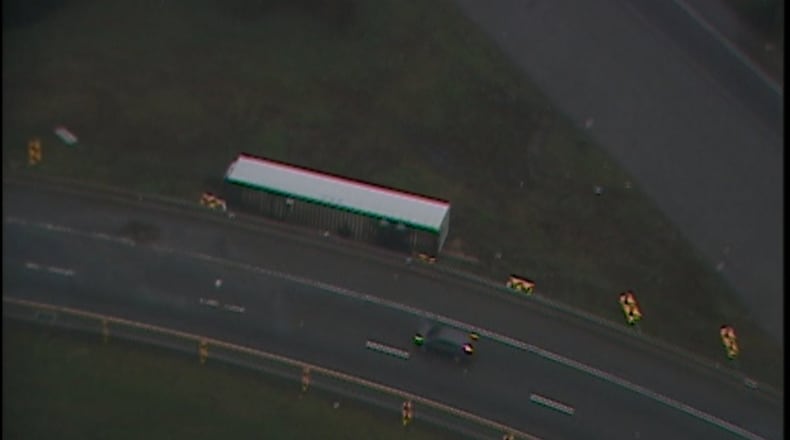 The crash caused some delays, but traffic is back to normal, officials said.