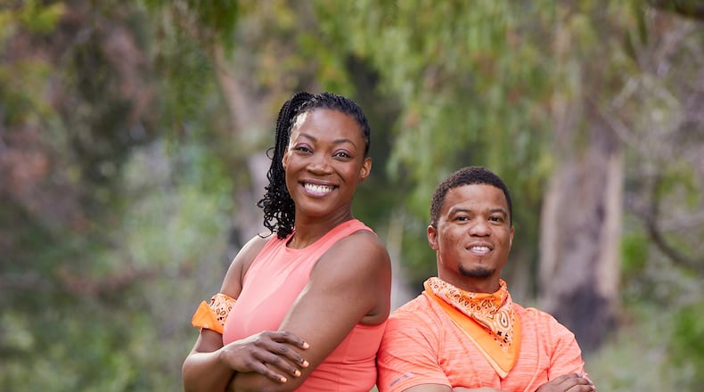 Glenda & Lumumba Roberts from the CBS series THE AMAZING RACE, Season 34. -- Photo: Sonja Flemming/CBS ©2022 CBS Broadcasting, Inc. All Rights Reserved.