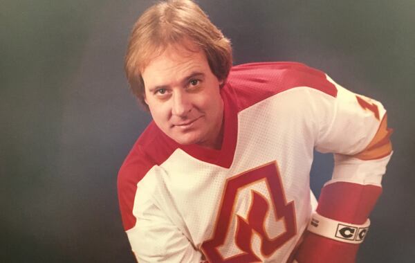 Former Atlanta Flames player Tim Ecclestone. (Special to the AJC)