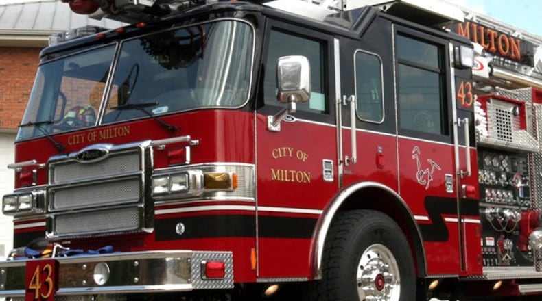 Milton plans to build a new firehouse next to a new court and police facility on Ga. 9. AJC FILE