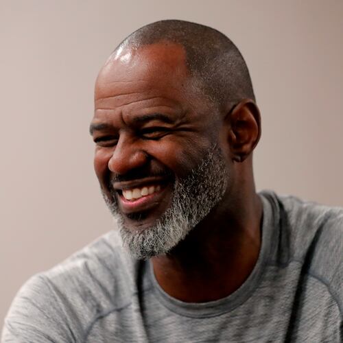 Brian McKnight, photographed in New Orleans in 2019, is suing his son and ex-wife in federal court in Atlanta, claiming their public lies about him are harming his career and personal life. (Gerald Herbert/AP)