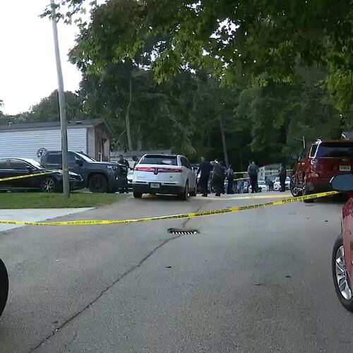 Gwinnett County police said they are investigating a double shooting near Stone Mountain on Sunday. (Courtesy of Channel 2 Action News)