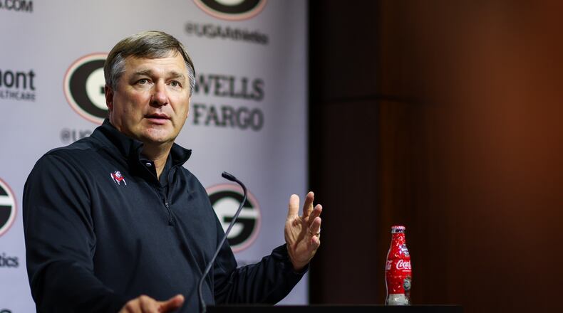 Georgia football-dillon bell-kirby smart-wide receiver