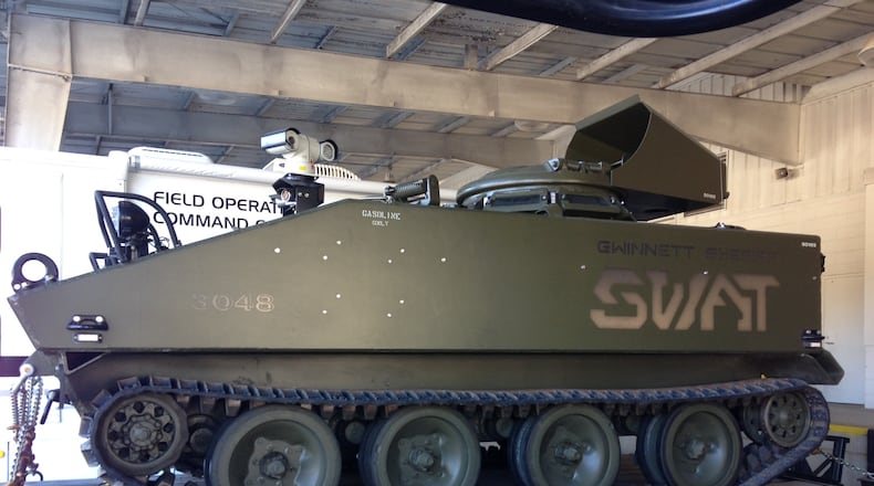 Conway tells WSB’s Sandra Parrish the M114 is routinely used by his deputies as well as to assist local police departments.