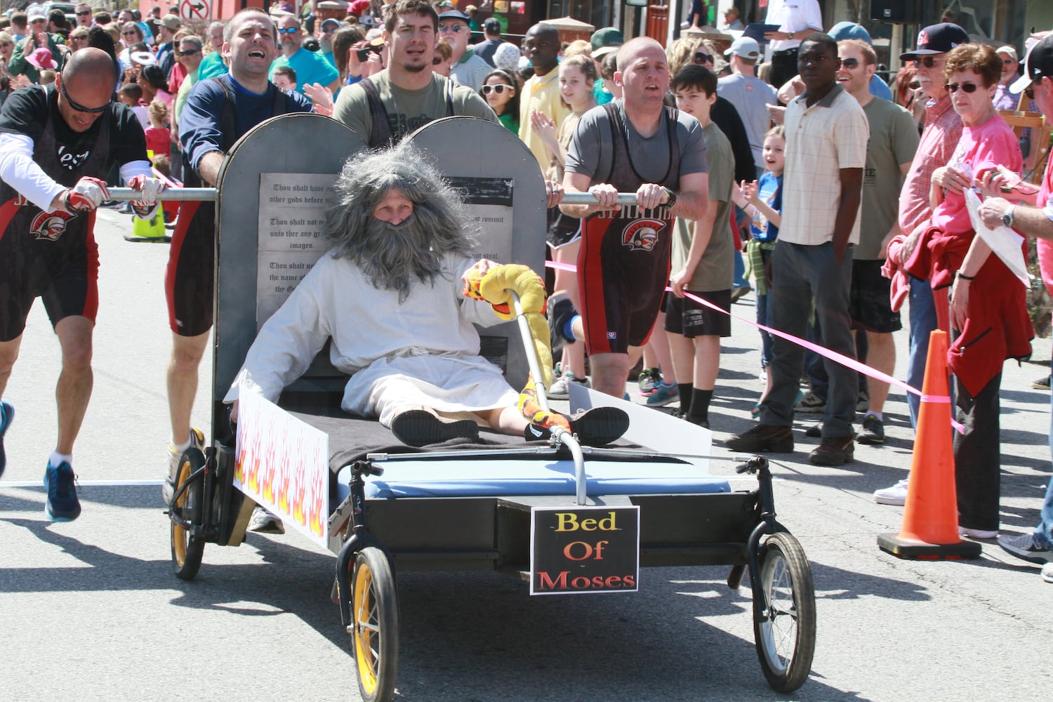 Family Promise Bed Race in Gwinnett