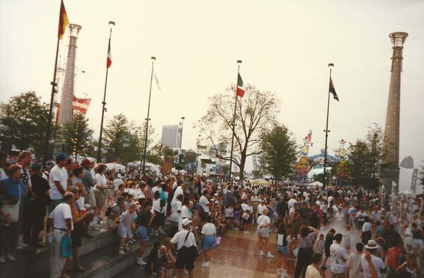 Residents braced for gridlocked streets, overflowing crowds ahead of the 1996 Olympics. (Courtesy of Felicia Schlafer)