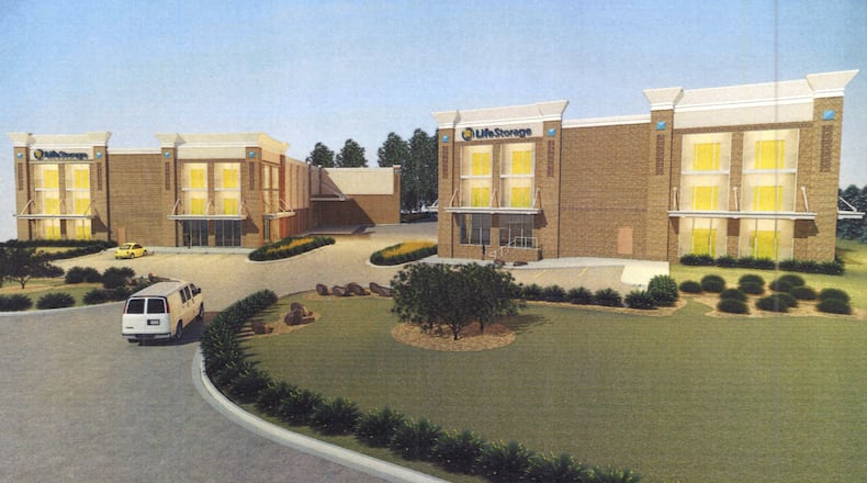 Braselton will hear a proposal for a climate controlled self-storage building on 2.038 acres at 7352 Friendship Springs Blvd., adjacent to the recently completed Life Storage. (Courtesy Town of Braselton)