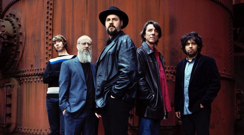 The Drive-By Truckers — Matt Patton (from left), Brad Morgan, Patterson Hood, Mike Cooley and Jay Gonzalez — will be part of the #iVoted Georgia virtual festival on Jan. 5, 2021.  CONTRIBUTED BY DANNY CLINCH