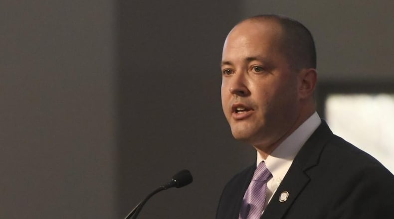 Georgia Attorney General Chris Carr. (PHOTO by Annie Rice/AJC)