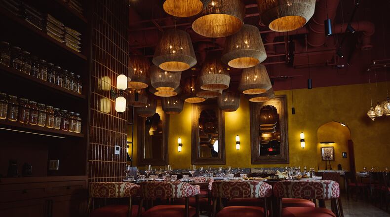 Ghee Indian Kitchen in the Miami neighborhood of Wynwood. Chef and co-owner Niven Patel said the design and decor was nearly identical to Atlanta's West Midtown location. (Felipe Cuevas/Courtesy of Ghee Indian Kitchen)