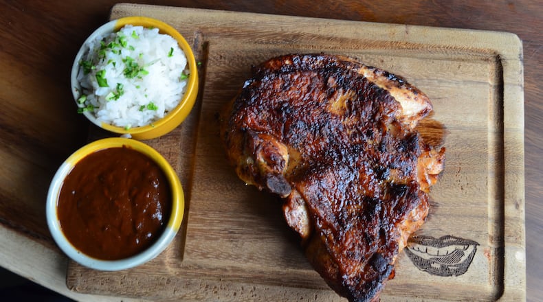 Chicken mole from the menu of D Boca N Boca in Summerhill.