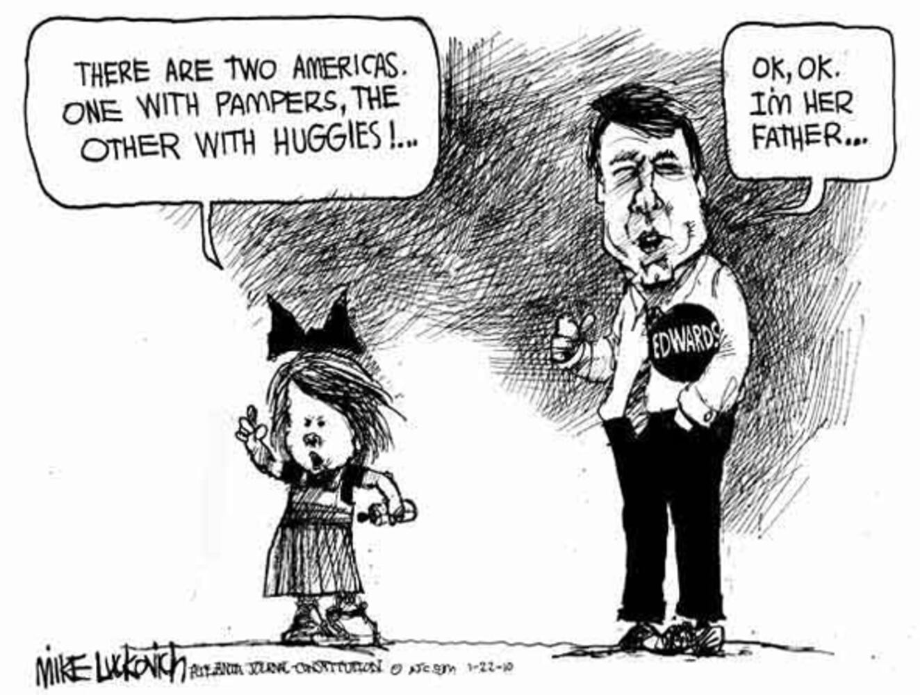 Former presidential hopeful John Edwards
