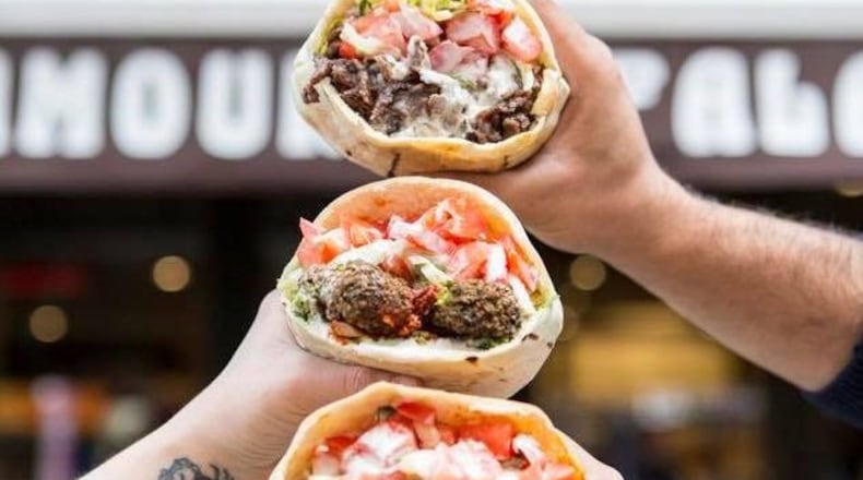 Falafel and shawarma sandwiches are on the menu at Mamoun's. / Photo courtesy of Mamoun's Falafel