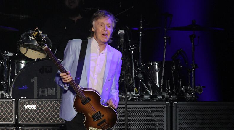 Paul McCartney performed a three-hour, career-spanning set at Infinite Energy Arena on July 13, 2017. (Akili-Casundria Ramsess/Eye of Ramsess Media)