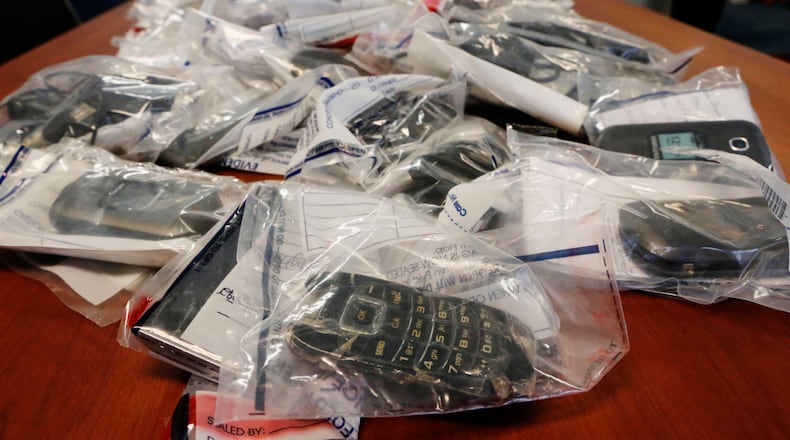 More than 10,300 calls were made from one smuggled cellphone in just one month.