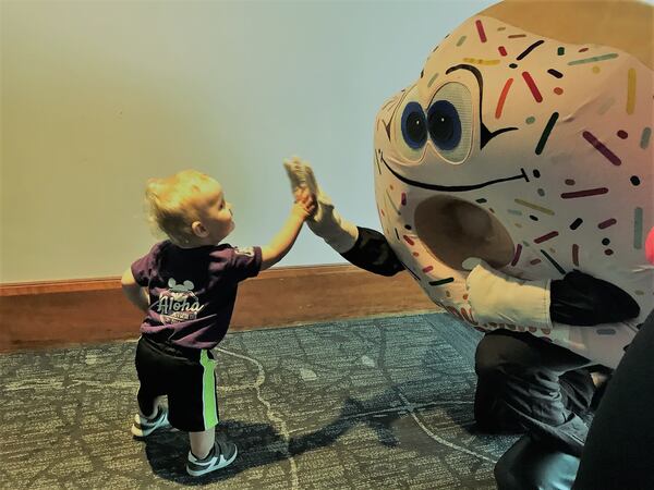  Not sure who's child this was but he was adorable. CREDIT: Rodney Ho/rho@ajc.com