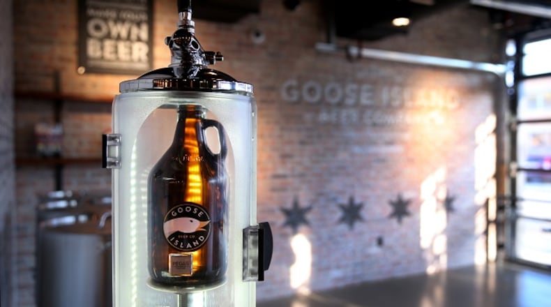 Anheuser-Busch's shopping spree of 10 craft breweries, including Goose Island in 2011, the first purchase, has enabled it to claim the top sales spot for beer purchased in grocery, big box, drug and convenience stores, according to IRI Worldwide data. (Chris Sweda/Chicago Tribune/TNS)