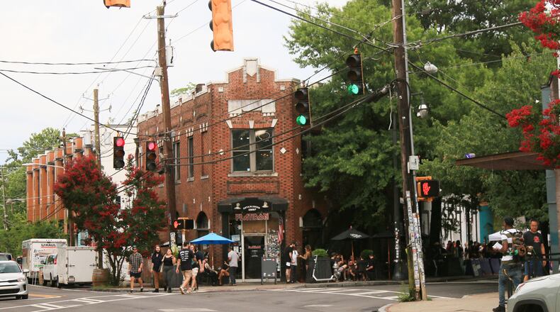 Flatiron Bar and Restaurant in East Atlanta Village in 2022. (Katrina Merto for the AJC)