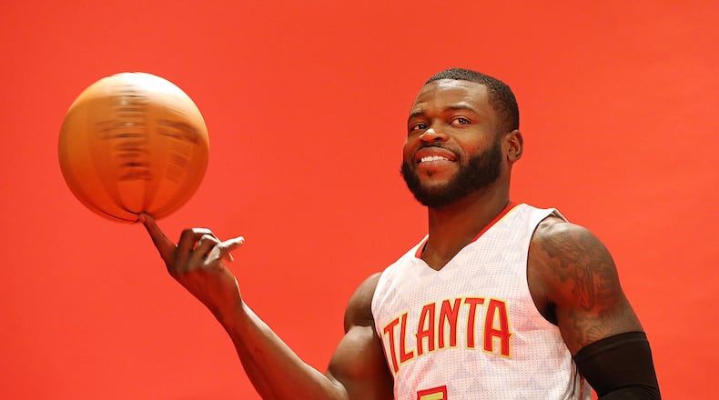 Hawks guard Will Bynum during Hawks media day on Sept. 26, 2016, in Atlanta. Curtis Compton /ccompton@ajc.com
