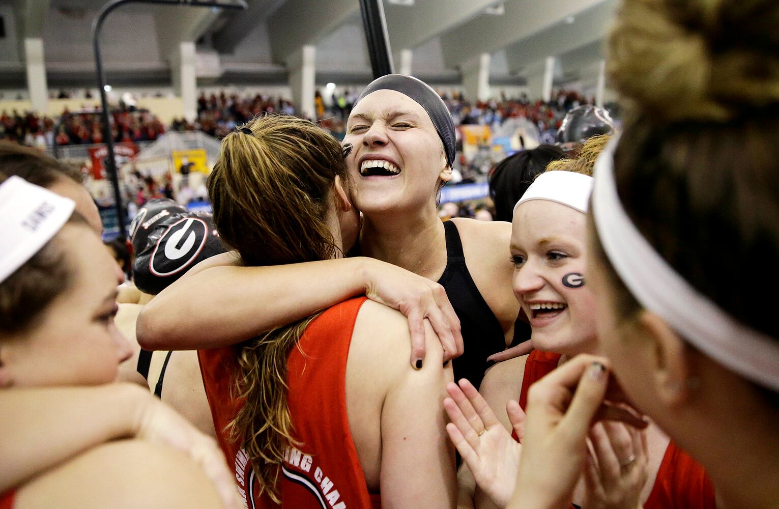 NCAA swimming and diving