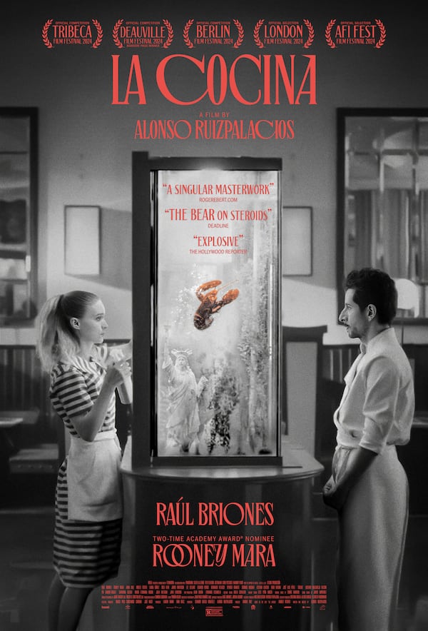 This image shows promotional art for the film "La Cocina". (Willa via AP)