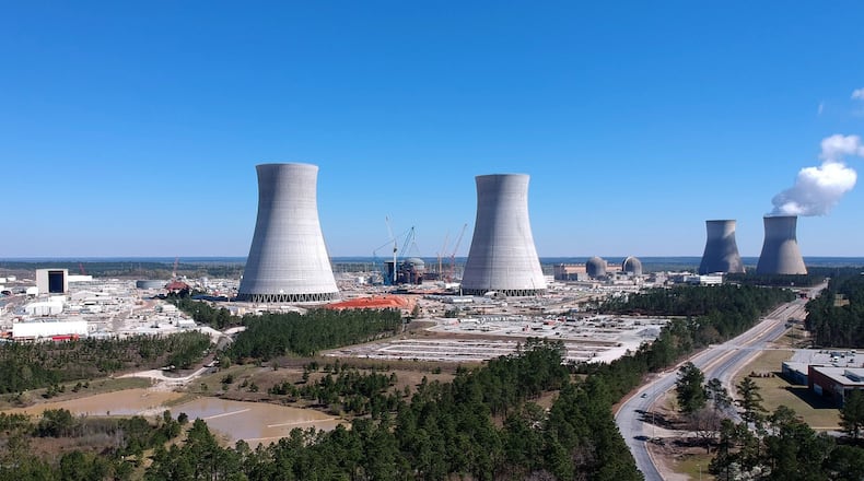 Waynesboro - Construction continues on Georgia Power’s expansion of the Vogtle nuclear plant south of Augusta. The Nuclear Regulatory Commission concluded a corporate executive at the project had violated regulations when he dismissed a worker who had raised safety concerns there. HYOSUB SHIN / HSHIN@AJC.COM